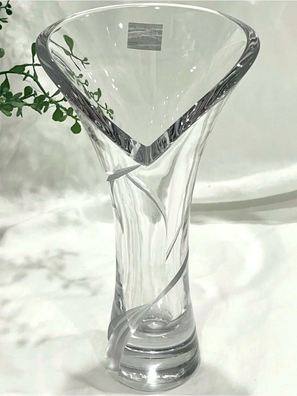 Vintage Mikasa Leaded Crystal Curtain Call 8½